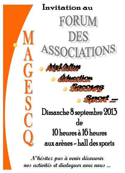 Invitation au forum des associations