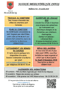 Mairie Médiathèque Infos n22