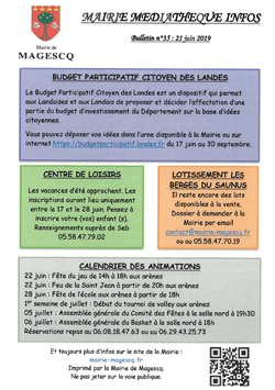 Mairie Médiathèque Infos n35