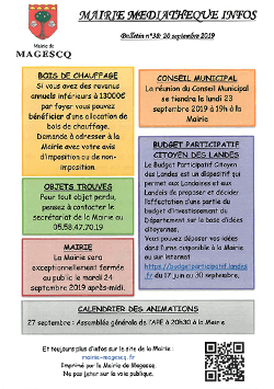 Mairie Médiathèque Infos n38