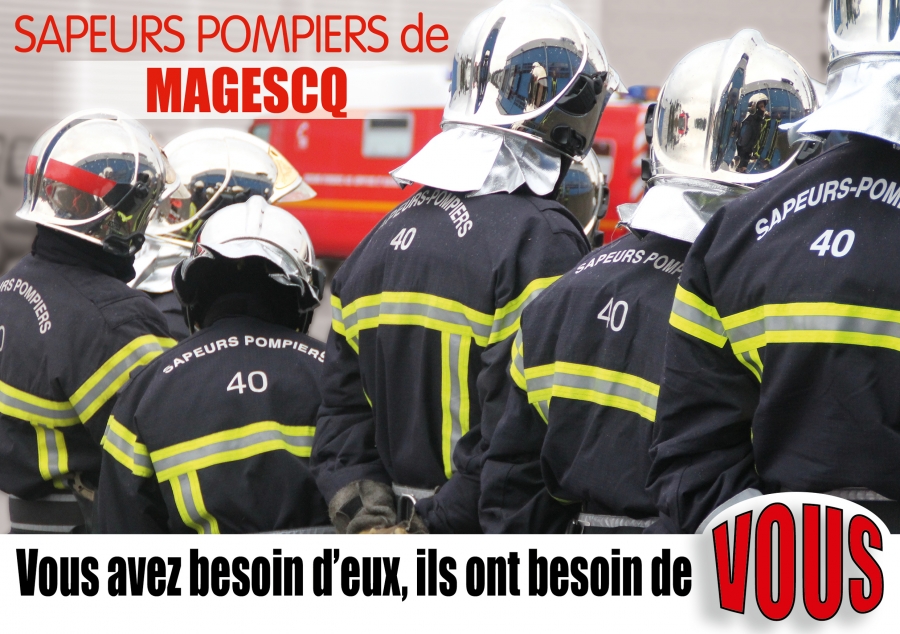 Le centre d&#039;incendie et de secours de Magescq recrute des sapeurs-pompiers volontaires !