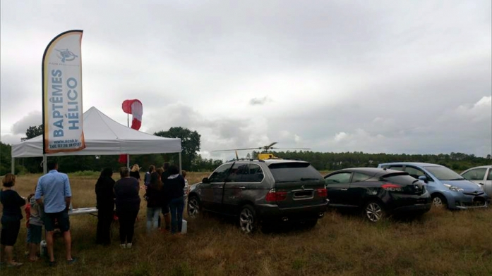 Baptême d'hélicoptère à Magescq, les 14 et 15 août